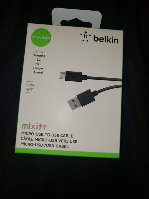 Belkin MIXIT? Micro USB Cable for Samsung Phones (Black, 9.8 Feet)...
