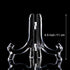 HESTYA 8 Pcs Clear Acrylic Easels Plate Stands Holders to Display Pictures or Other Items for Display Decoration (4.5 Inch)...