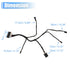 X AUTOHAUX 68163713AC Steering Wheel Wiring Harness Audio Controls for Ram 1500 2500 3500 2012 2013 2014 2015 2016 2017 2018...