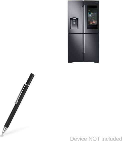 BoxWave Stylus Pen Compatible with Samsung Family Hub Refrigerator with AKG Speaker - FineTouch Capacitive Stylus, Super Precise Stylus Pen - Jet ...