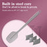 Permanent Warranty Silicone Large Spoonila 1 PCS Heat Resistant Silicone Spatula Cooking for Nonstick Cookware Kitchen Gadgets Large Spoonila Grey...