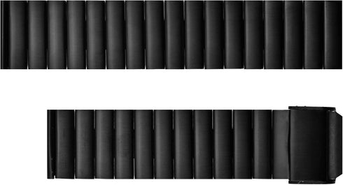 Kumi Smart Watch Strap Stainless Steel Quick Release Mesh Watch Straps 22mm Watchbands Wrist Straps for Men Black...