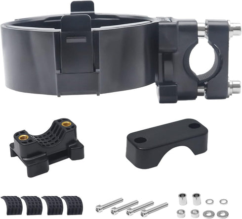 Recoil HBCH Universal Bike Motorcycle Handlebar Cup Holder, Accommodates 8-20Oz Cups and 20-30Oz Humbler Cups, Handlebar Coffee Drink Holder Cruis...