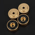 Aluminum Alloy Anti Vibration Amplifier Feet, 4PCS Speakers Stand Feet Shock Absorber Amplifier Pads Feet (20 * 8mm)(Gold)...