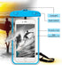 Luminescent Waterproof Phone Case for Ultimate Deep Dive Water Protection 7,1" Ultra-Durable With Luminescentic Bars fits all smartphones (Fuchsia...