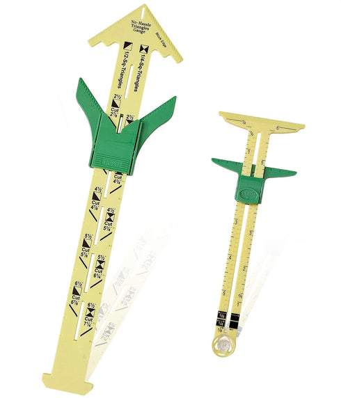 YEQIN 2 Pieces Sliding Gauge Quilting Sewing Measuring Tools Plastic T Gauge for Sewing Quilting, 2 Different Size...