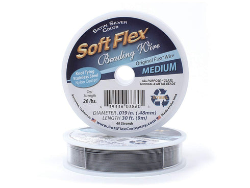 Soft Flex Beading Wire .019 Inch, 30 Feet...
