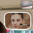Car sun visor vanity mirror is rechargeable, with 3 light modes of adjustable touch control LED car mirror, suitable for daily use in all car trav...