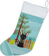 Caroline's Treasures BB1617CS Christmas Tree and Doberman Christmas Stocking Fireplace Hanging Stockings Christmas Season Party Decor Family Holid...