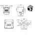 Oiyagai 10 Pcs 2LED Light RJ45 8P8C Shielded Modular Network PCB Jacks Sockets - Enhanced Connectivity with LED Indicators for Network Application...