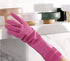 (2 Pairs Reusable Waterproof Household Dishwashing Non-Slip Cleaning Latex Rubber Kitchen Gloves (Pink, XX-Large)...