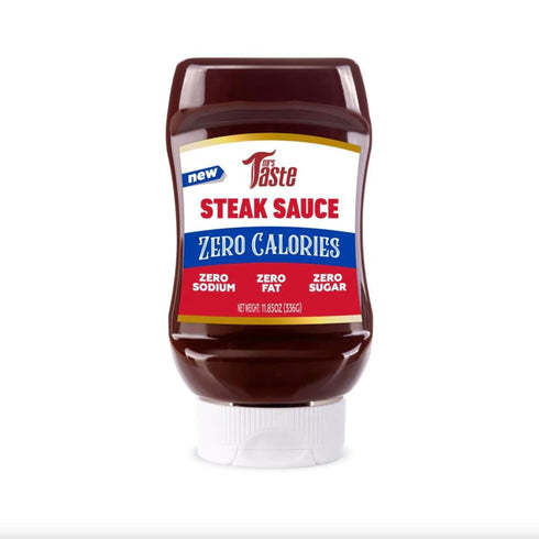 Mrs Taste Sugar Free Steak Sauce, Zero Calories, Zero Sodium, Zero Sugar, High Fiber, Keto Friendly, Paleo Friendly, Condiments and Sauces (11.85o...