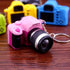 Camera Keychain with Sound, Key Ring Decor Bag Wallet Pendant, Mini Camera Design Keychain Cute Novelty Ring Child Toy Kids Key Chain Pendant Crea...
