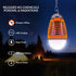 Himalayan Glow 2 in 1 Electric Bug Zapper Light Bulb, Outdoor Camping Lantern Rechargeable with Mosquito Zapper, Portable Waterproof, 1000 Volts, ...