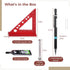 Small Carpenter Square Woodworking - Small Square Tool with Fixed Angle Pin and 0.9mm Mechanical Pencil - Precision Accurate Mini Carpenter Square...