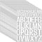 35 Sheet 1820 Pcs White Letter Stickers,2+1 Inch Big Font Alphabet Letter Vinyl Stickers Self Adhesive Waterproof Letters Kit,Mailbox Stickers for...