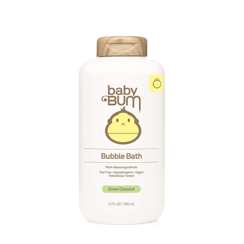Baby Bum Foaming Bubble Bath | Tear Free for Sensitive Skin with White Ginger| Natural Fragrance | Gluten Free and Vegan | 12 FL OZ...