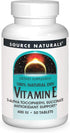 Source Naturals Vitamin E, 400 iu Fat-Soluble Antioxidant - 50 Tablets...