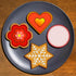 Metal Cookie Cutters Set- Heart, Star, Round, Flower - 12Pcs Cookie Cutters - Heart Star Cookie Cutter Round Small Cutter Flower Cookie Cutter for...