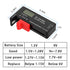 3PCS Digital LCD Battery Tester Checker Universal Battery Tester Monitor for AA AAA 1.5V 3.7V 1.2~4.8V 9V Batteries,Household Battery Life Level T...