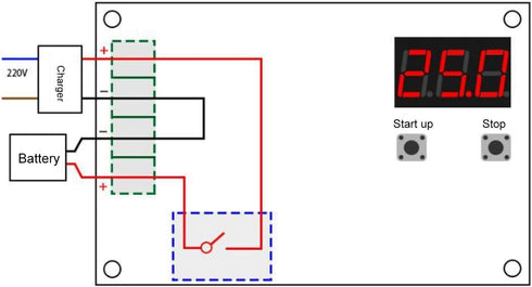 YWBL-WH Battery Charging Control Module Board Controller for 12V-24V Automatic Switch Board XH?M603, Module......