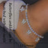 Butterfly Crystal Anklets Women Sparkly Diamond Ankle Bracelets Butterflies Pendant Bracelet Rhinestone Foot and Hand Chain Jewelry (Silver)...
