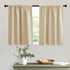 RYB HOME Thermal Insulated Curtains Blackout Small Window Drapes Light Block Privacy for Bathroom Kitchen Laundry RV Curtains, 42 inch Wide by 36 ...