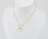 Gold Plated Opal Pendant, Heart Opal Necklace for Women with Gift Box | Adjustable Chain, Minimalist, Tiny Dainty Heart Choker Necklaces, Gold Pla...