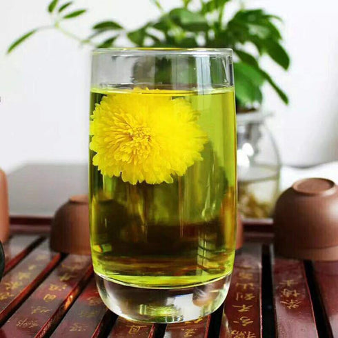TooGet Dried Chrysanthemum Herbal, Premium Golden-Yellow Fetal Chrysanthemum Flower Tea, Loose Leaf Floral Tea, Top Grade - 2 OZ...