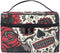 Travel Cosmetic Bag Toiletry Makeup Bag Pouch Case Organizer Storage for Women, Color Sugar Skull...