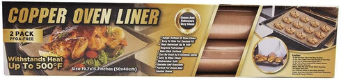 Tekno- 2 Pack Copper Oven Liners...