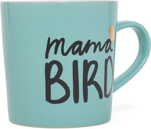 Teal Coffee Mug - Mamma Bird...