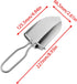 Lovelysp Lightweight Mini Shovel Mini Stainless Steel Folding Trowel Portable Camping Shovel for Gardening and Potting with Oxford Bag -1pcs...