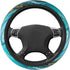 Blue Steering Wheel Cover,Blue Marbling Print 14.5 Steering Wheel Cover Protector Non Slip Durable Universal Automotive Accessories Car Decoration...