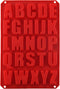 Silicone Letter Cake Mold BPA Free, Non-Stick Chocolate Mold Soft and Easy to Release, Decorating Silicone Red Mold Cake Baking Utensils Good Toug...