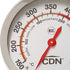 CDN Oven Thermometer ProAccurate®, Easy-to-Read 2" Dial, Stainless Steel Housing, Temperature Zones, Stand or Hang, Monitor Oven Temperatures, NSF...