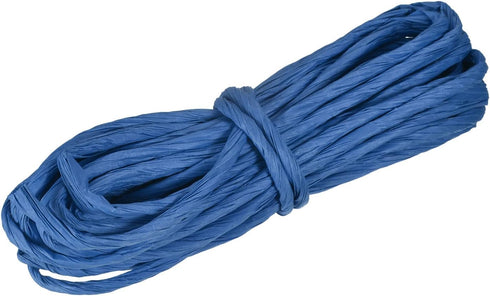 MECCANIXITY Raffia Paper Craft Rope Packing Rope 8.7 Yards Handmade Twisted Paper Craft String/Cord/Rope for DIY Decoration Gift Packaging Sapphir...