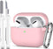 AirPods Pro Case Cover, Military Grade Anti-Fall Soft Silicone Shock-Absorbing Protective AirPods Pro 2nd/1st Generation Case with Keychain and Cl...
