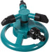 ViaGasaFamido Garden Sprinkler Automatic 360° Circle Rotating Watering Sprinkler Irrigation System Lawn Sprinkler with 3 Nozzle Pipe Hose for Yard...