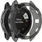 MOTONG for Garmin Fenix 6X Transparent TPU Protective Case - TPU Protective Case Cover Shell for Garmin Fenix 6X(TPU Black)...