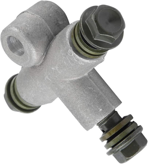 Qiilu ATV 10mm Hydraulic 3 Way Brake Oil Hose Adaptor Pipe Coupling Tee for Motorcycle Motorbike...