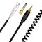Sqrmekoko Extension Spring Relief Coiled Audio Cable for Sony MDR-7506 7509 MDR-V6 V600 V700 V900 ATH-M50 Headphones...