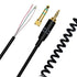 Sqrmekoko Extension Spring Relief Coiled Audio Cable for Sony MDR-7506 7509 MDR-V6 V600 V700 V900 ATH-M50 Headphones...