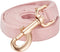 Soft Cotton Dog Leash, 5 Ft Heavy Duty Corduroy Dog Leashes with Gold Metal Hook for Small Medium Large Dogs,Small,Light Pink...