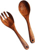 KALINCO Wooden Acacia Salad Servers with Salad Spoon and Fork Set Cooking Utensils for Kitchen (Natural Handmade Cookware) (salad servers)...