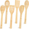 HANSGO 6PCS Bamboo Cooking Utensils, Bamboo Spatula Spoons Kitchen Cooking Utensils Set for Home Kitchen Housewarming Holiday Gift...