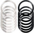 12 Pcs Magnetic Wireless Charger Universal Metal Rings Sticker Compatible for Magsafe Charger iPhone 15 14 13 12 Pro Mini Max Samsung Galaxy, Ultr...
