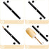 Lambs Wool Duster with Solid Bamboo Handle,Leather Hang Strap,18.9 inch Long,Natural Feather Duster for Cleaning Ceiling Fans,Window Blinds,Comput...