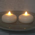 Waterproof Flameless Floating Candle Battery Operated Flickering Electric Led Light with Timer, Warm White Tealight Home Outdoor Decor for Wedding...