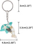 Multicolor Glow in the Dark Seashell Starfish Dolphin Turtle Keychain...